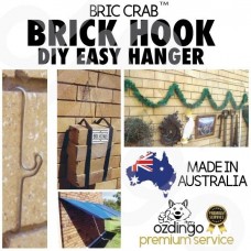 Brick Hook Clip Wall Hanger 65mm 76mm 90mm 120mm 160mm Bric Cab | Bracket Screw   132124314637